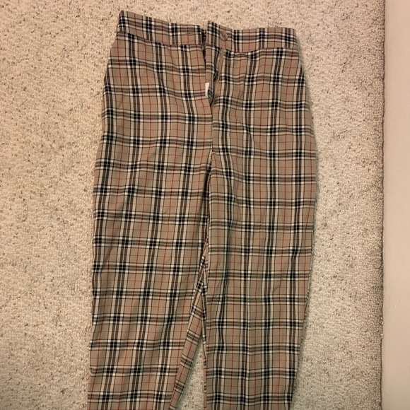 Nasty Gal Plaid Pants - Picture 3 of 4